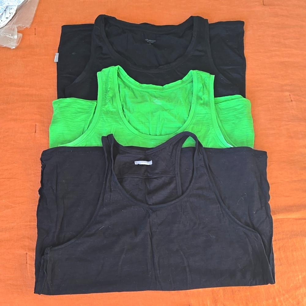 Icebreaker Merino Wool Tank Top Lot: 3 units